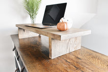 Load image into Gallery viewer, Oak monitor stand