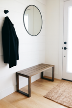 Load image into Gallery viewer, Modern slat bench