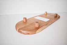 Load image into Gallery viewer, Oval acacia riser || new
