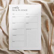 Load image into Gallery viewer, Weekly meal planner printable