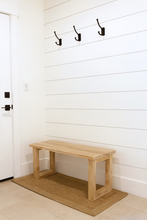 Load image into Gallery viewer, White oak bench