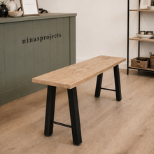 Load image into Gallery viewer, Oak bench
