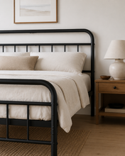 Load image into Gallery viewer, Vintage metal bed