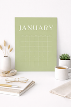 Load image into Gallery viewer, Green calendar