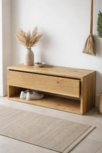 Load image into Gallery viewer, White Oak storage bench