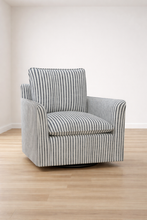Load image into Gallery viewer, Striped accent chair