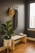 Load image into Gallery viewer, Natural pine bench