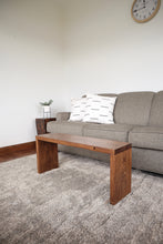 Load image into Gallery viewer, Dark pine bench