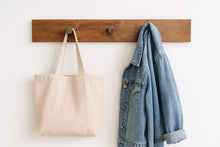 Load image into Gallery viewer, Dark wood Peg hooks