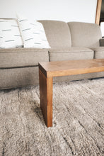 Load image into Gallery viewer, Dark pine bench