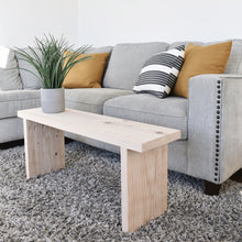 Load image into Gallery viewer, Solid wood bench