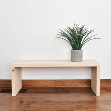 Load image into Gallery viewer, Natural pine bench
