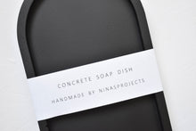 Load image into Gallery viewer, Black concrete oval || sale