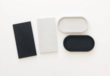 Load image into Gallery viewer, Black concrete oval || sale