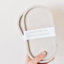 Load image into Gallery viewer, Natural concrete soap dish || sale