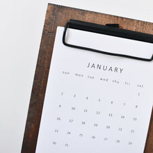 Load image into Gallery viewer, 2026 Clip board calendar