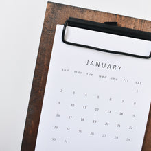 Load image into Gallery viewer, 2026 Clip board calendar