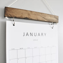 Load image into Gallery viewer, 2026 Wood calendar || Square design