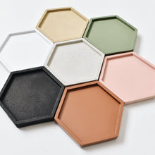 Load image into Gallery viewer, Hexagon concrete dish