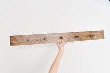 Load image into Gallery viewer, Dark wood Peg hooks