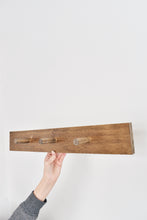 Load image into Gallery viewer, Dark wood Peg hooks