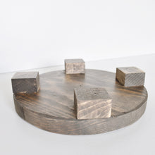 Load image into Gallery viewer, Rustic round tray