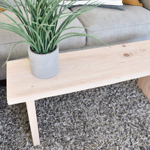Load image into Gallery viewer, Solid wood bench