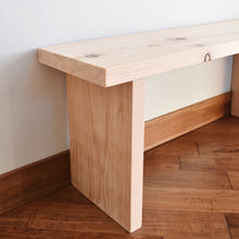 Load image into Gallery viewer, Solid wood bench