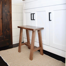 Load image into Gallery viewer, Walnut stool
