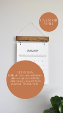 Load image into Gallery viewer, 2026 Wood calendar || Original design