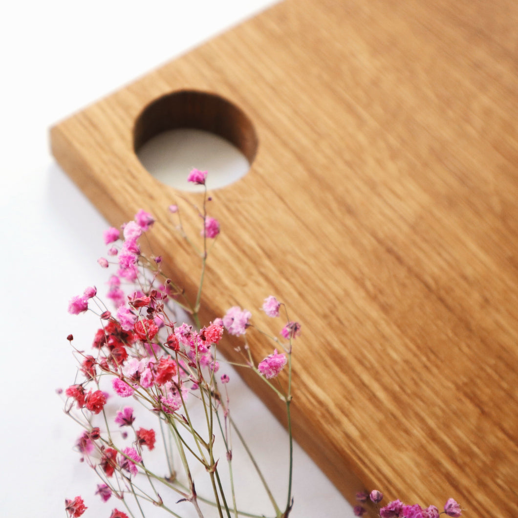 White oak cutting board || new