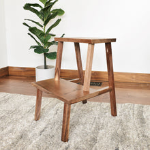 Load image into Gallery viewer, Black walnut stool || new furniture
