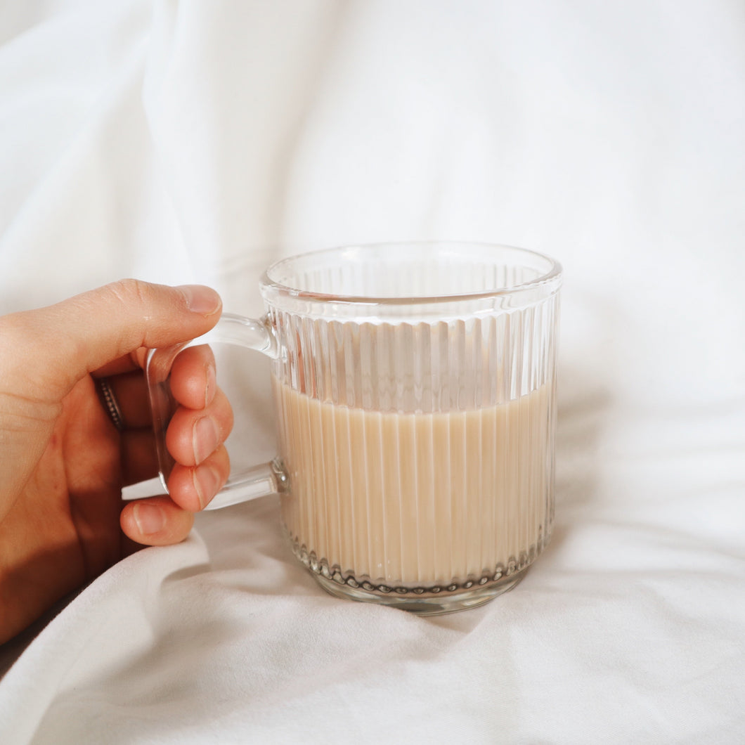 Ribbed coffee mug || new