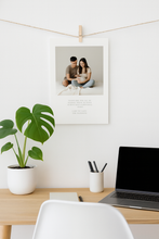 Load image into Gallery viewer, Arched baby announcement card
