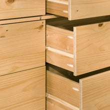 Load image into Gallery viewer, Natural wood dresser || furniture
