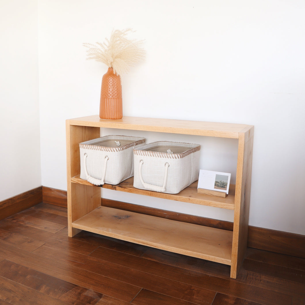 Oak console table || new