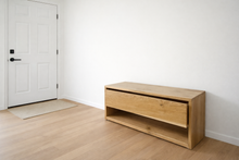 Load image into Gallery viewer, White Oak storage bench
