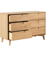Load image into Gallery viewer, Natural wood dresser || furniture
