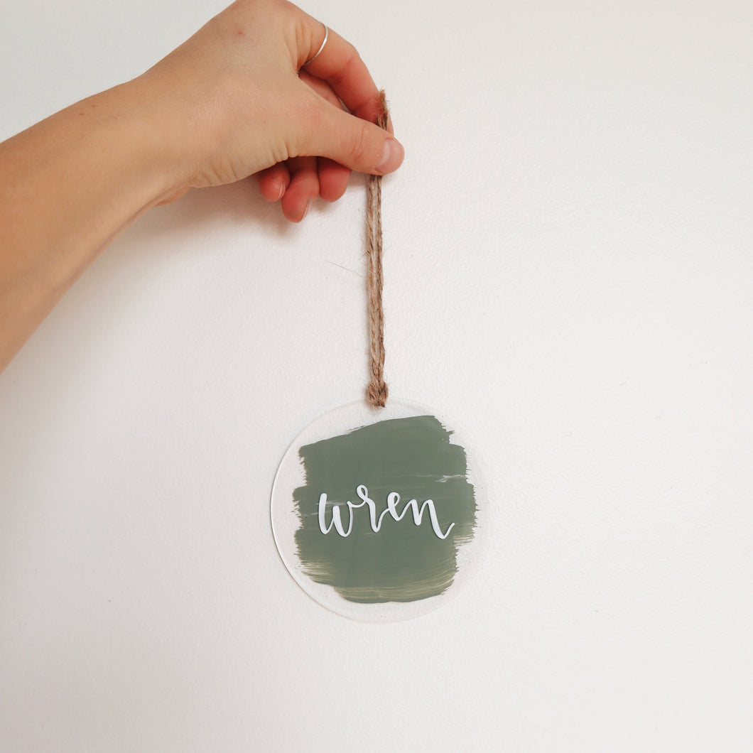 Custom stocking tag || new