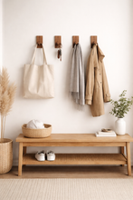 Load image into Gallery viewer, 4 black walnut hooks
