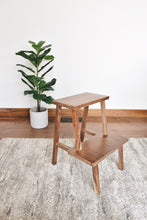 Load image into Gallery viewer, Black walnut stool || new furniture
