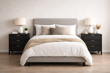 Load image into Gallery viewer, Black nightstand set
