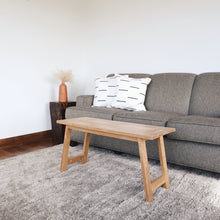 Load image into Gallery viewer, Standard white oak bench || new furniture
