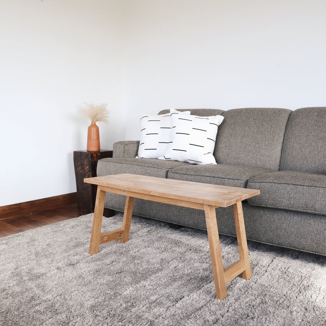 Standard white oak bench || new furniture