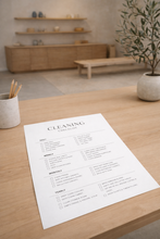 Load image into Gallery viewer, Cleaning checklist printable
