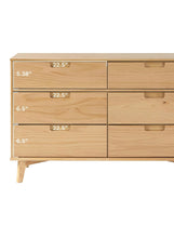 Load image into Gallery viewer, Natural wood dresser || furniture
