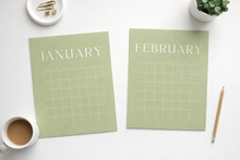 Load image into Gallery viewer, Green calendar
