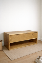 Load image into Gallery viewer, White Oak storage bench
