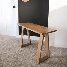 Load image into Gallery viewer, Modern white oak bench || new furniture
