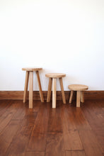 Load image into Gallery viewer, White oak stools || new furniture
